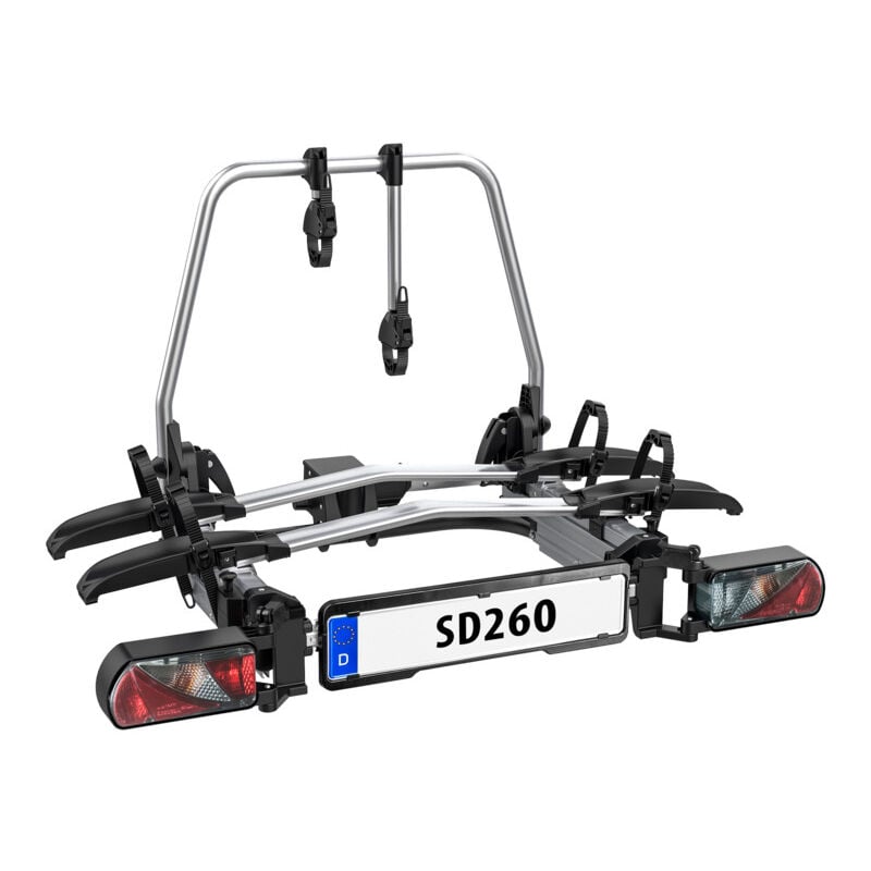 LAS - Porte-vélos SD260 pour 2 vélos spécial portes battantes fourgon