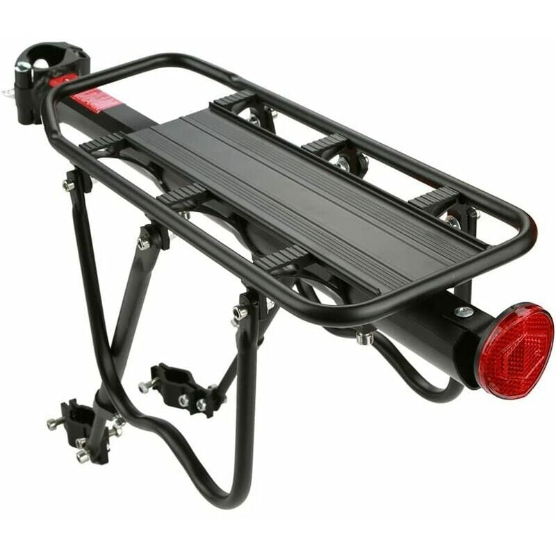 BSR - tonchean Rangement pour vélo,Porte-vélos universel pour transporter des vélos de porte-bagages arrière vtt vélo porte-vélos réglable en alliage