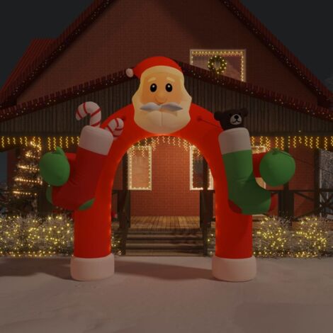 Porte voûtée gonflable de Noël avec LED 320 cm