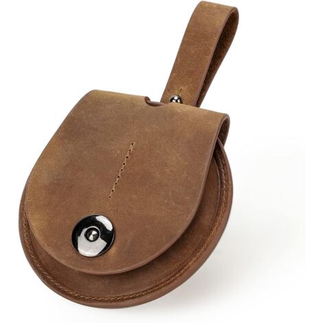 Portefeuille de voyage magnétique en cuir pour femme (marron)