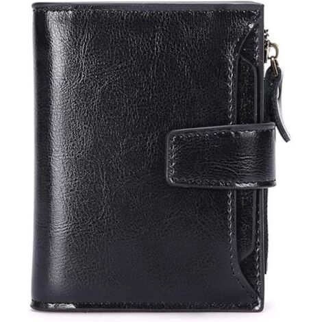 Portefeuille femme en cuir de vachette,