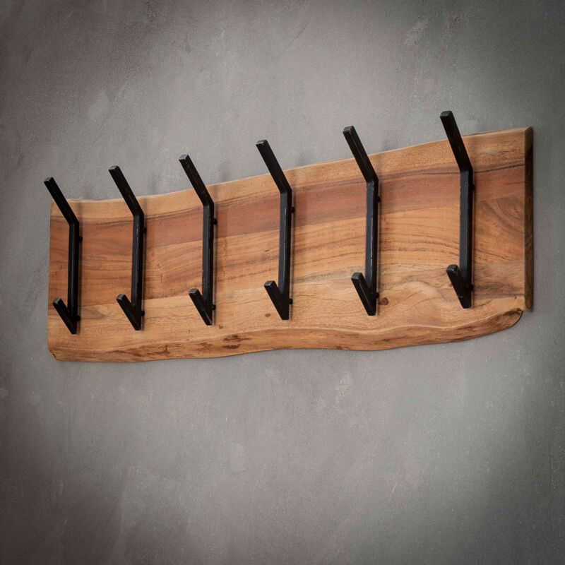 M&s - Porte manteau 100x30 cm en acacia massif - along