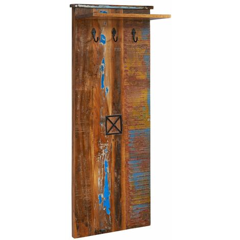 Portemanteau 59x30 Bois de récupération laqué Multicolore NATURE OF SPIRIT 111