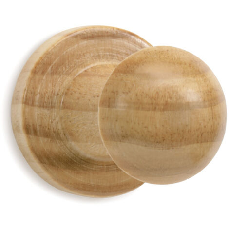 PORTEMANTEAU BOIS NATUREL 1 TETE INOFIX 3771-8-