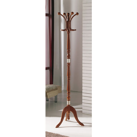 Portemanteau en Hêtre Massif, modèle Barroque, mogano