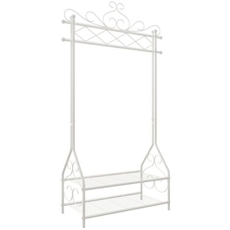 Portemanteau étagère beige