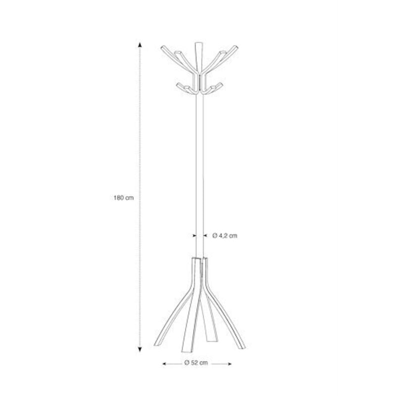 Portemanteau Madera bois hêtre