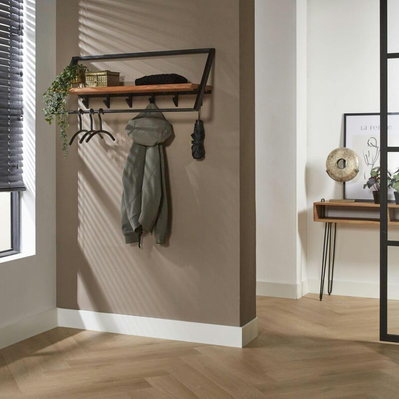Portemanteau mural moderne 6 patères melbourne