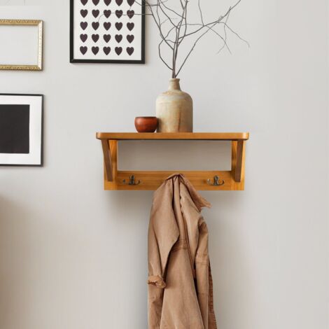 Portemanteau mural Rustic  fixation inclus, 40 x 14,5 x 16,8 cm