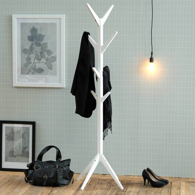 Portemanteau Rudolph bois-blanc