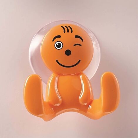 Portemanteau ventouse clin d'œil orange - MOTTEZ - B845VJA