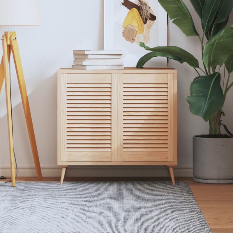 Vidaxl - Portes d'armoire à persiennes 2 pcs 61,5x39,4 cm pin massif