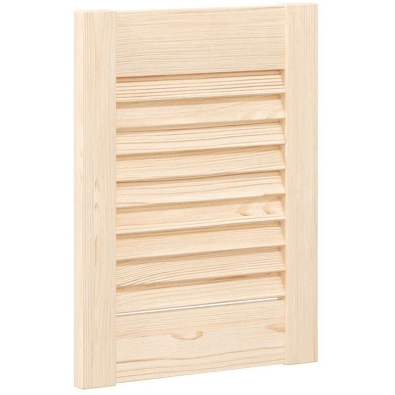 Porte d'armoire à persiennes 39,5x29,5 cm bois de pin massif Vidaxl