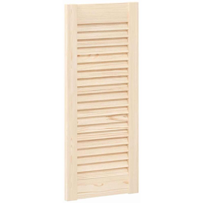 Porte d'armoire à persiennes 69x29,5 cm bois de pin massif vidaXL