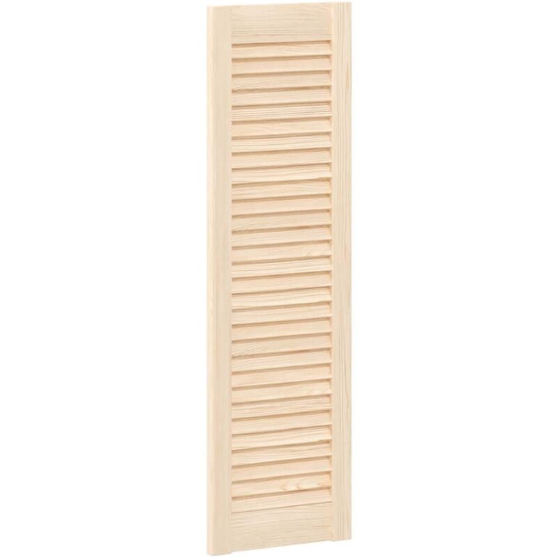 Porte d'armoire à persiennes 99x29,5 cm bois de pin massif Vidaxl
