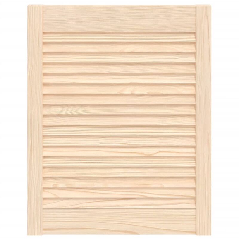 Porte d'armoire à persiennes 61,5x49,4 cm bois de pin massif Vidaxl