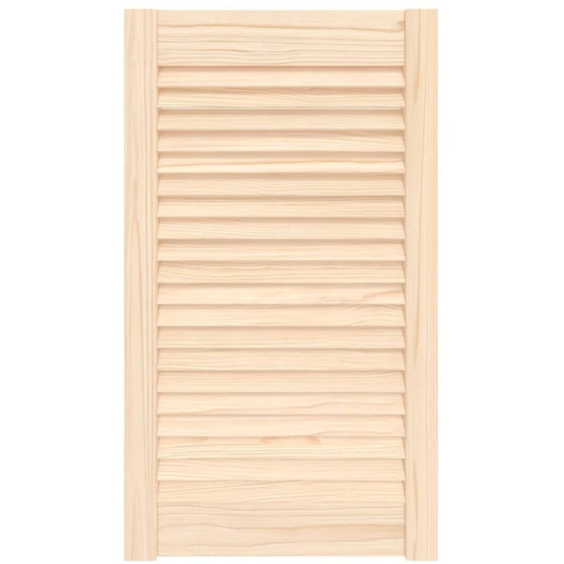 Porte d'armoire à persiennes 69x39,4 cm bois de pin massif Vidaxl