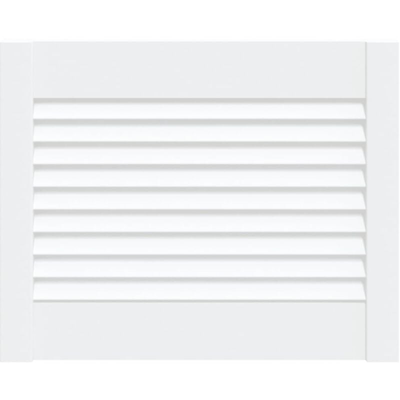 Porte d'armoire à persiennes blanc 39,5x49,4 cm pin massif Vidaxl