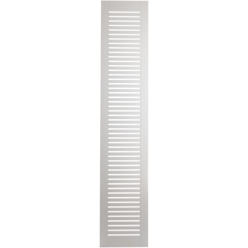 Portes ajourées MDF laqué blanc 242,2 x 49,4 cm KOLM