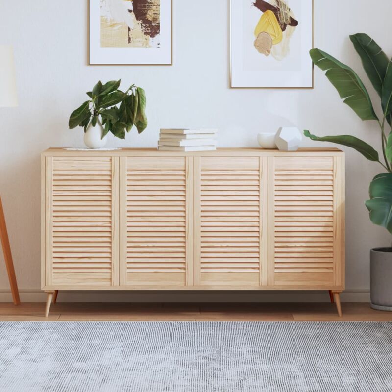 Portes d'armoire à persiennes 4 pcs 69x39,4cm bois de pin massif CFW41208