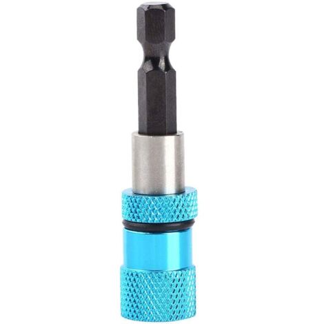 Portes Embout Magnétique Extension de Vissage Tournevis Bar Hex Shank Socket Adaptateur Foret pour électrique Tournevis 1/4inch Hex Longueur 60mm