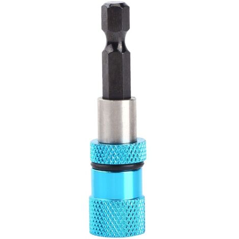 Portes Embout Magnétique Extension de Vissage Tournevis Bar Hex Shank Socket Adaptateur Foret pour électrique Tournevis 1/4inch Hex Longueur 60mm