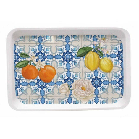 Portes En Melammine 30 X 19cm Mediterranean Fantasia Cucina Caffe Dolci