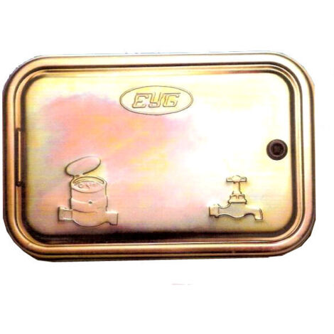 Portes pour compteur d'eau 220x150 bichromatées