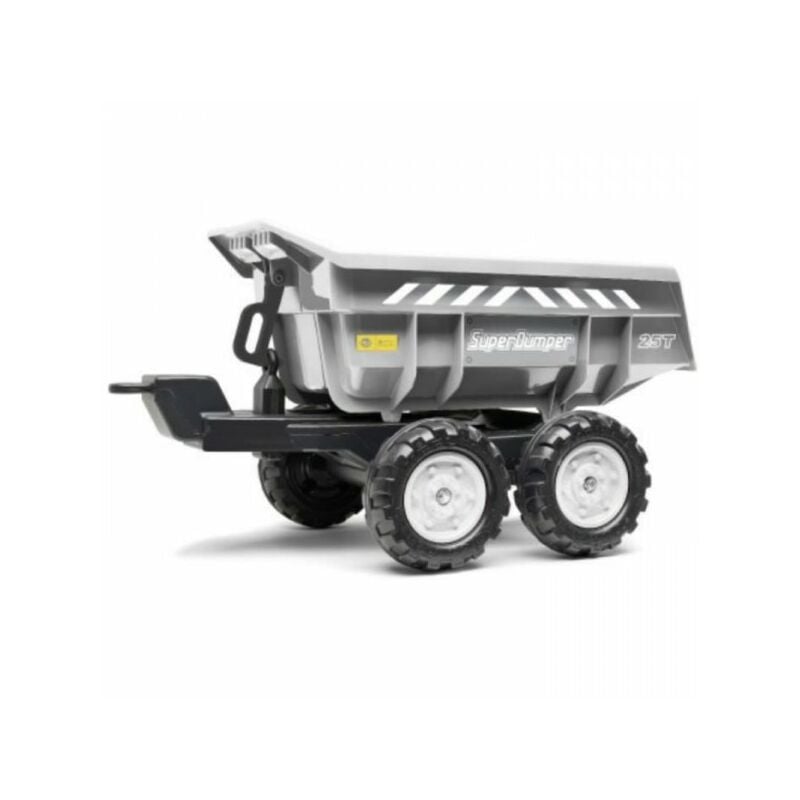 Falk - Porteur Trotteur Remorque basculante Super Dumper - Adaptable a l'ensemble de la gamme de tracteurs 3-7 ans - 100% Fabriqué en Fra