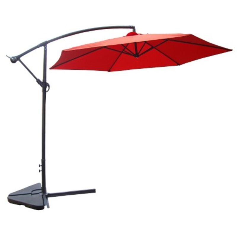 

Concept-usine - Porticcio terracota: Parasol excéntrico Ø 300 cm - Terracota
