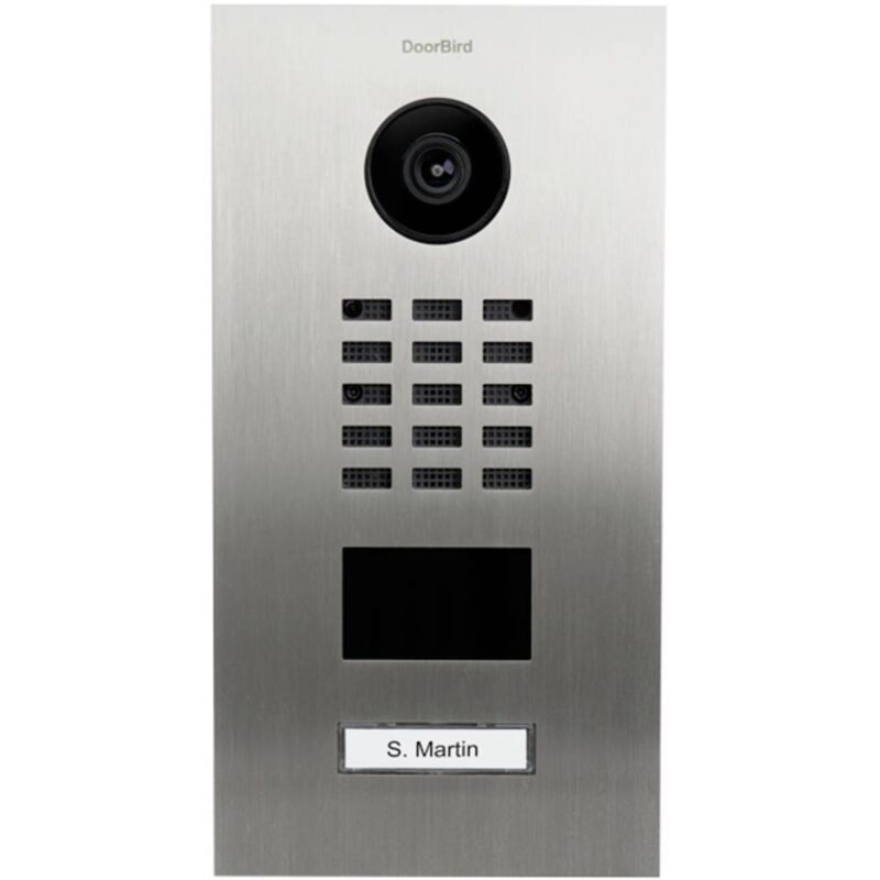 Doorbird - Portier vidéo ip avec lecteur de badge rfid - D2101V V2 Inox