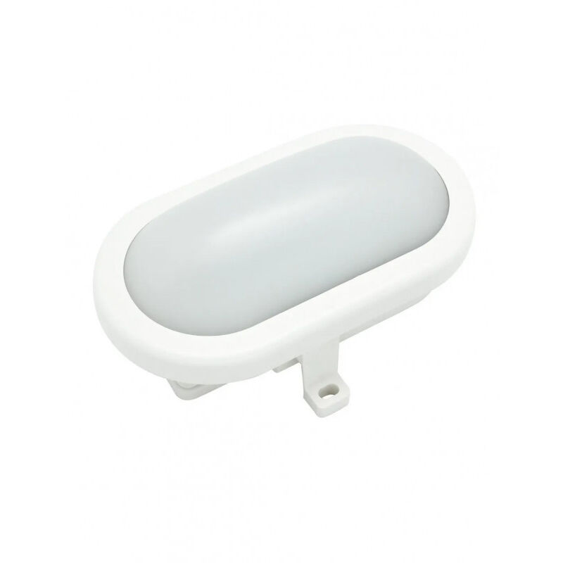 

Led ojo de buey ovalado 10W, 4000K, luz cálida 700 lm, 120x180x80, blanco