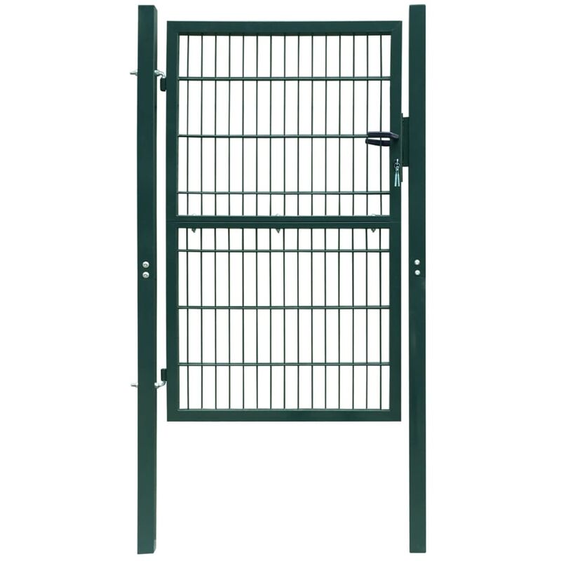Maisonchic - Portillon 2D (simple) Porte Portillon Portail de jardin Vert 106x170 cm 64759