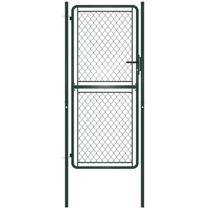 Portillon Acier 100 x 175 cm Vert - VIDAXL