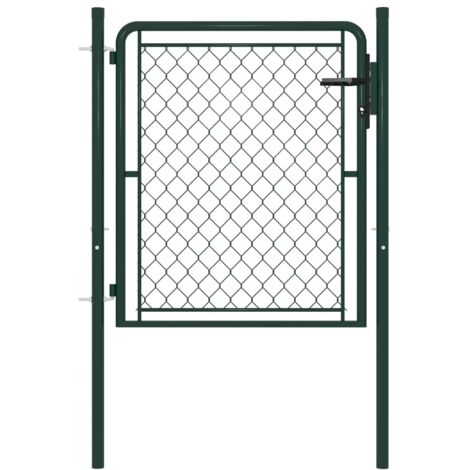 Portillon Acier 100 x 75 cm Vert