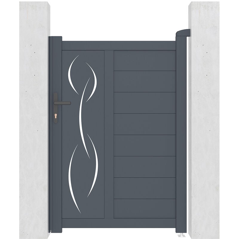 Portillon aluminium 1m life 100x140cm