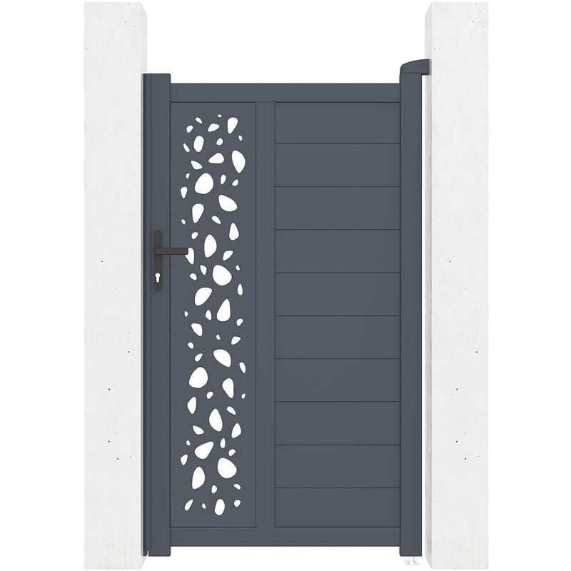 Portillon aluminium 1m sunny 100x180cm