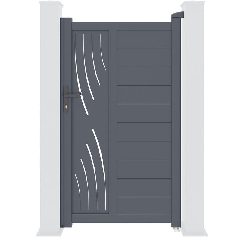 Portillon aluminium 1m veleta 100x180cm