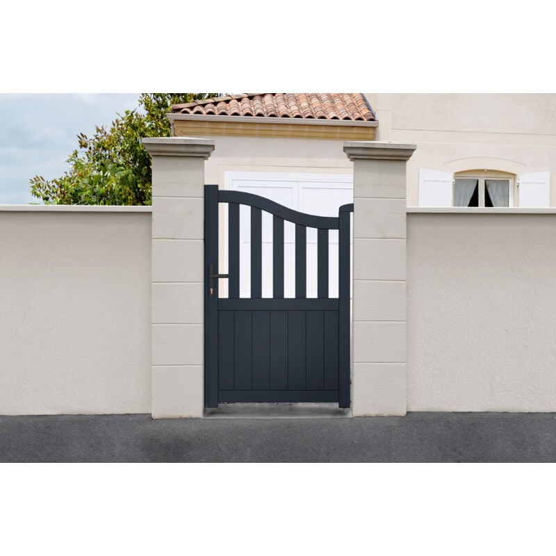 Portillon aluminium 1m meije 100x140cm gris