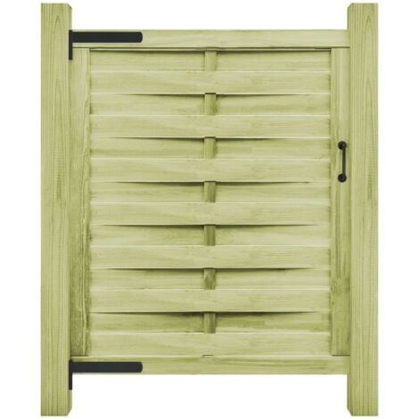 Portillon Bois de pin imprégné 100x125 cm Vert vidaXL