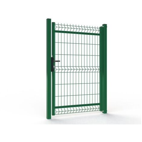 Portillon Clôture Maille 200x50 SECUR16-3D L1000 x H1500 Vert RAL6005