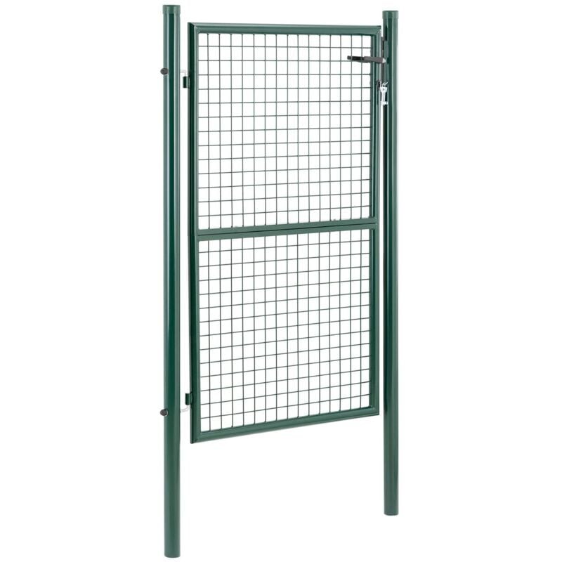Portillon de jardin - 107.5 x 196 cm - Acier (peint par poudrage) Petit portillon de jardin Portillon acier