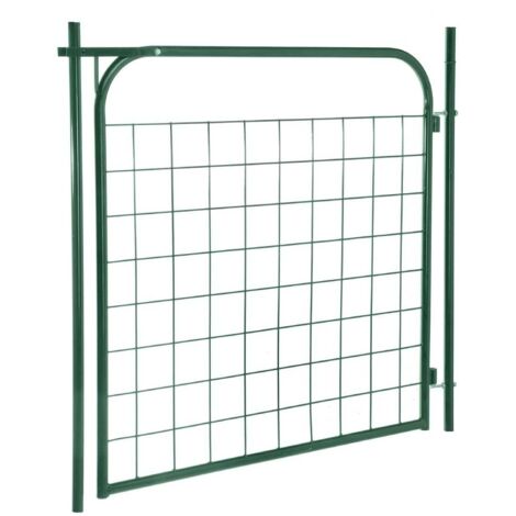 Portillon de jardin vert