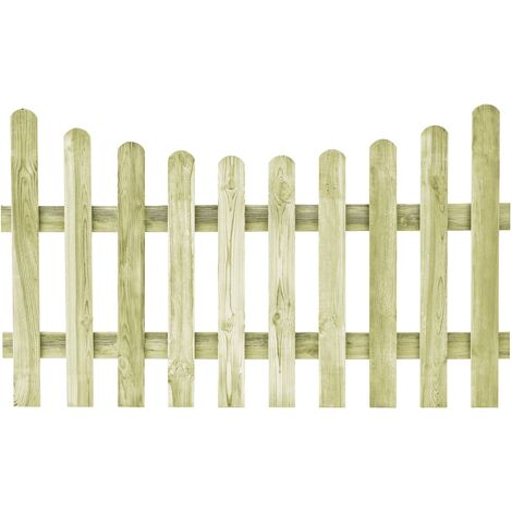 Portillon de jardin Pin imprégné 170 x 100 cm