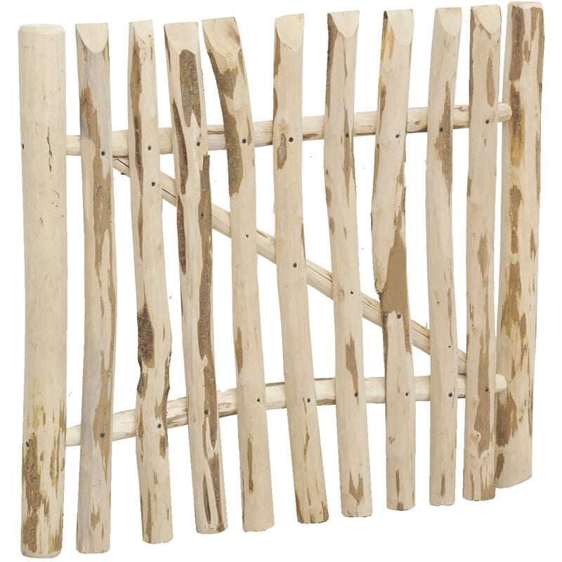 Portillon en noisetier