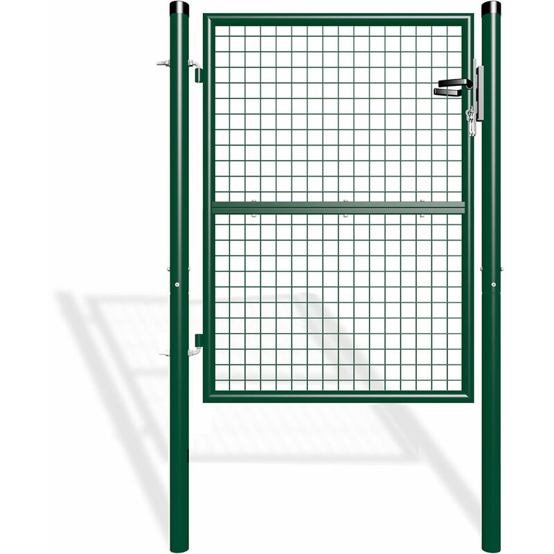 Portillon grillagé 1m olga 100x130cm vert