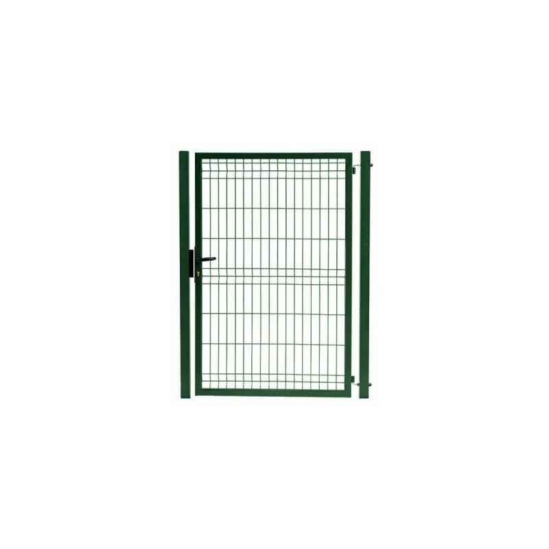 Portillon Jardin Grillagé Occultable Vert - jardipro - 2 mètres