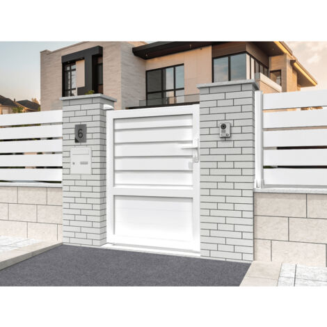 Portillon mixte Blanc L 1000 x H 1781 mm