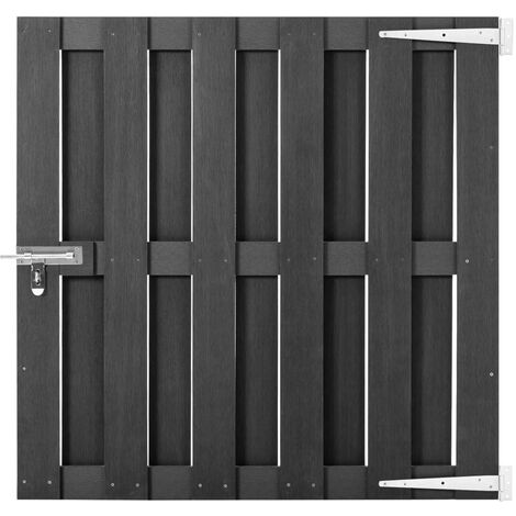 Portillon WPC 100x100 cm Gris