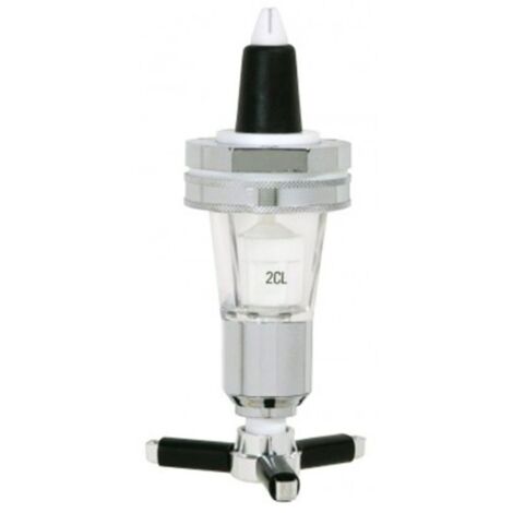 Portionierer, Ausgießer Dosierer für 0,7 - 1,0 L Flaschen, silber, 20 ml